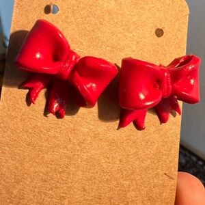Bow earrings